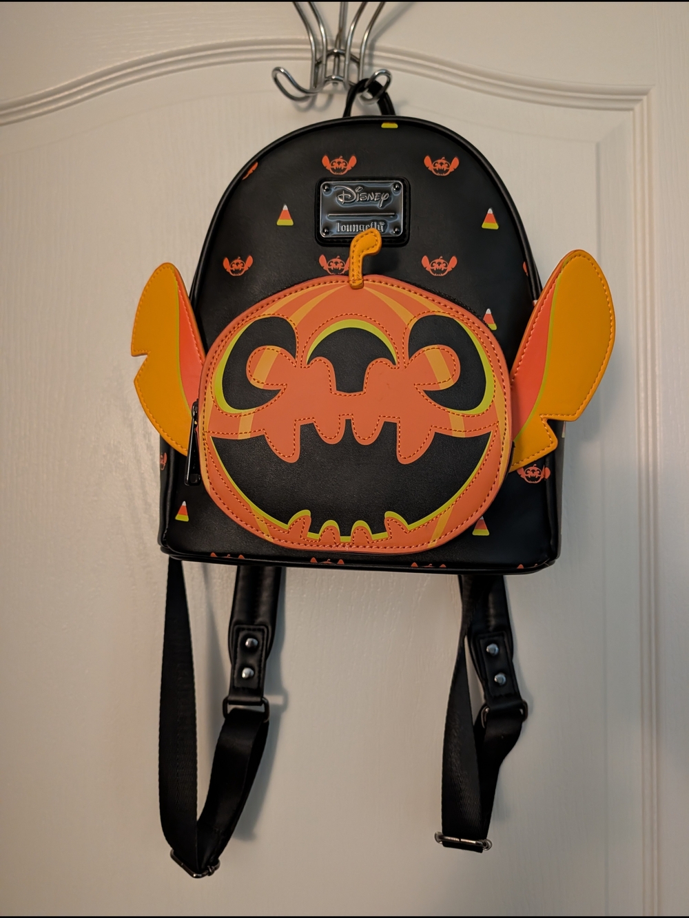Loungefly Pumpkin Stitch Mini Backpack, Box Lunch Exclusive